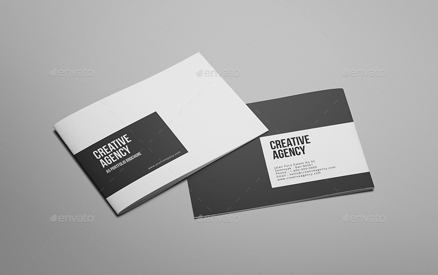 Creative Agency A5 Portfolio Brochure, Print Templates GraphicRiver